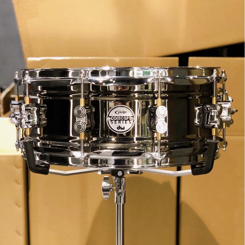 pdp by DW Concept Black Nickel over Steel 14×5.5 PA PDSN5514/BNCRの画像